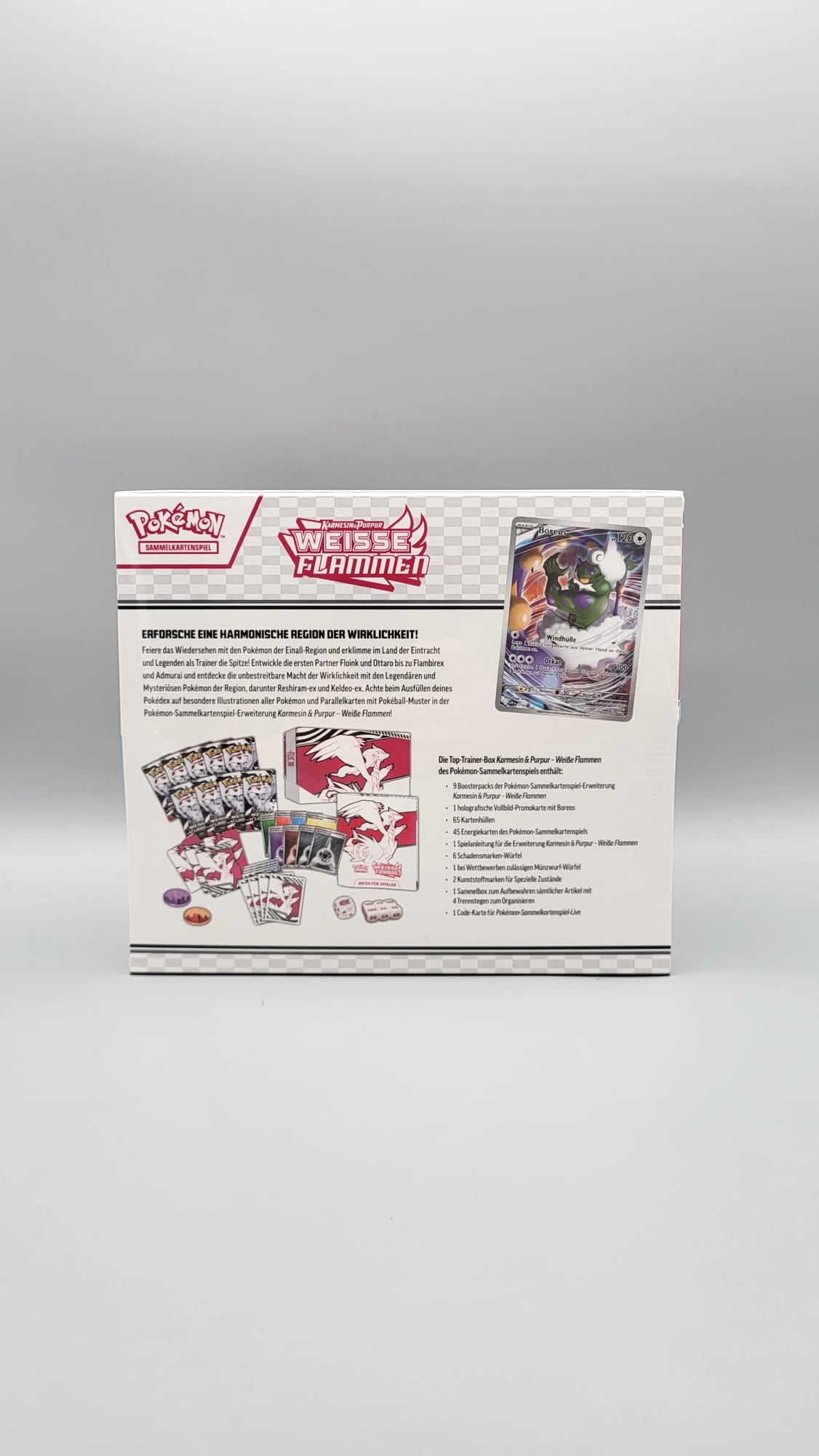 Pokemon Weisse Flammen - Top Trainer Box DE