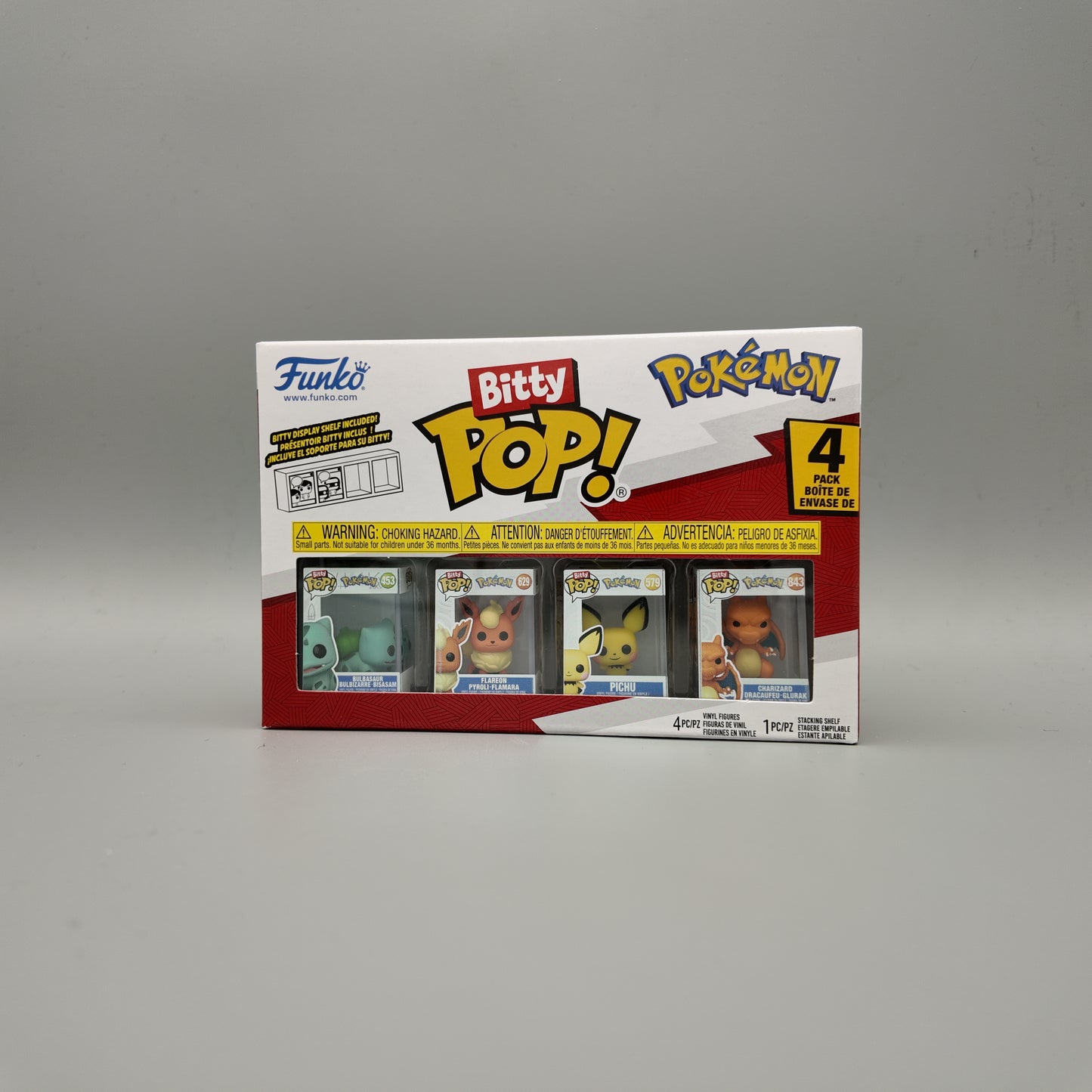 Bitty Pop! Pokemon Bulbasaur - 4 Pack Series 3