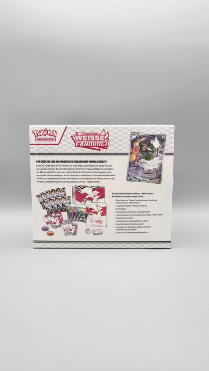 Pokemon Weisse Flammen - Top Trainer Box DE