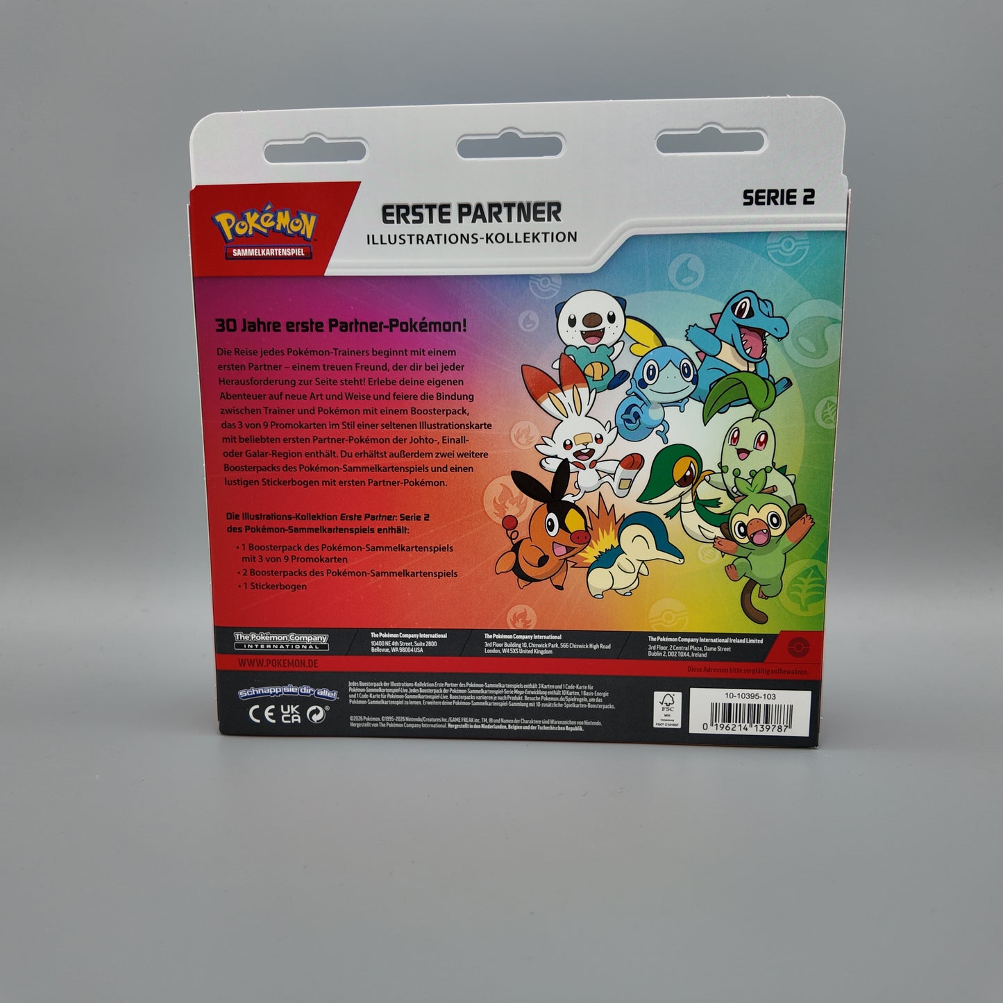 Pokémon - Erste Partner Illustrations Kollektion - Serie 2 - DE