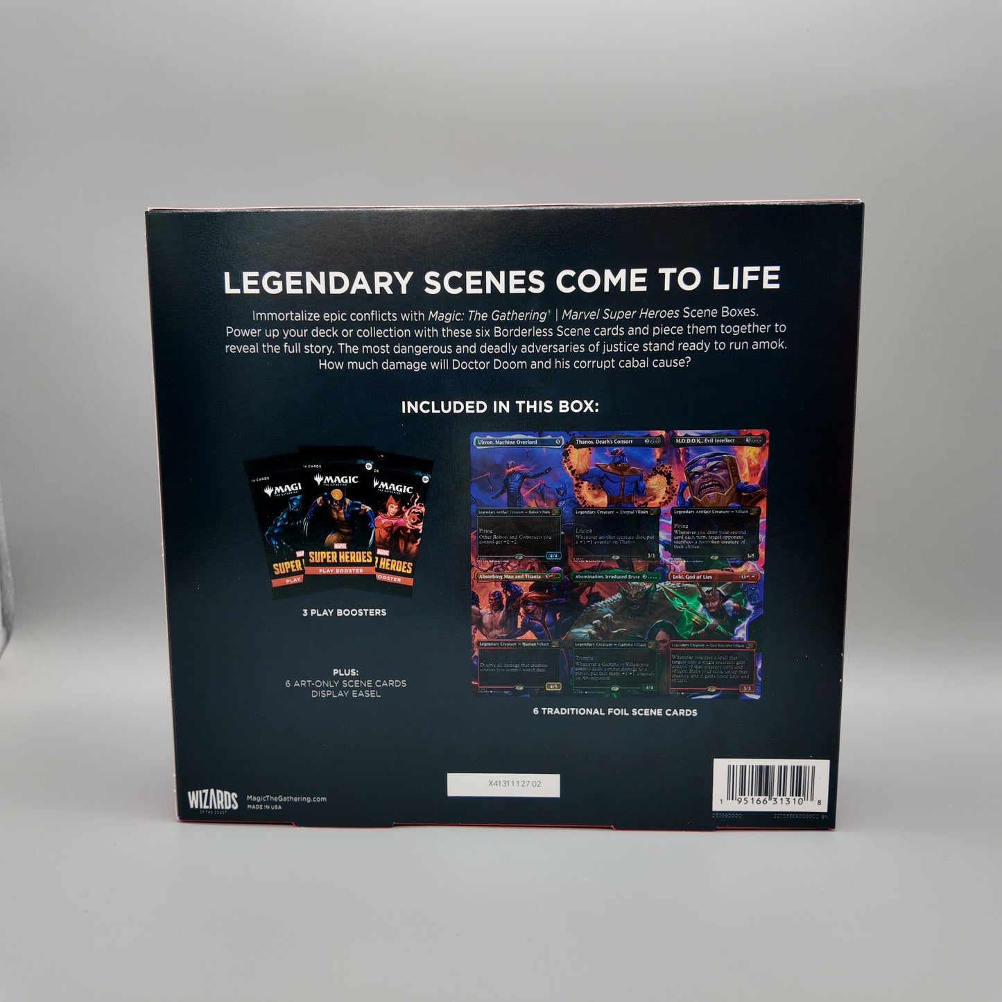 MtG - Marvel Super Heroes Scene Box Villains Unleashed EN