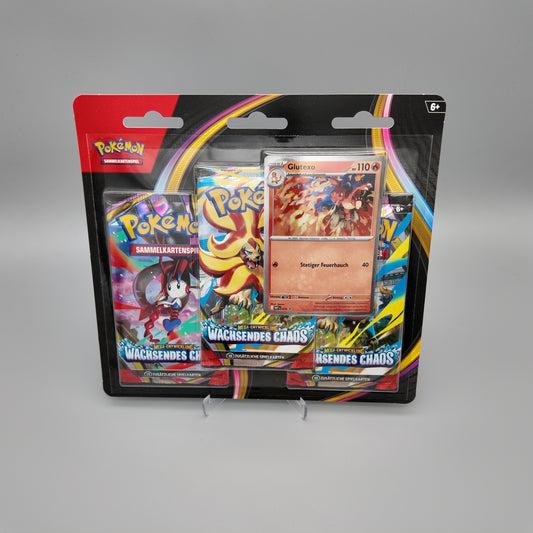 Pokemon - 3-Pack-Blister Wachsendes Chaos -  DE