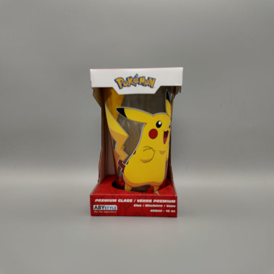Pokémon Large Glass Premium - Pikachu foil (400ml)
