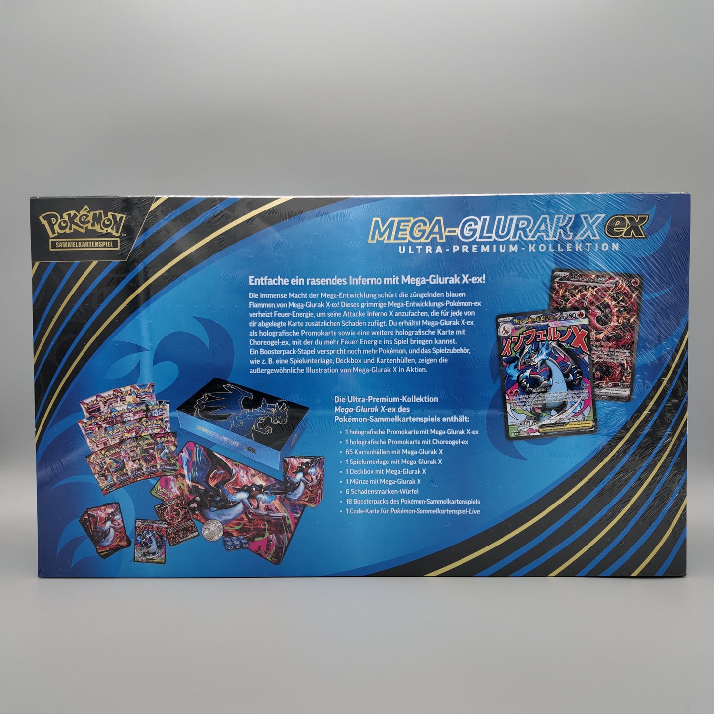 Pokemon - Mega Glurak ex Ultra Premium Kollektion DE