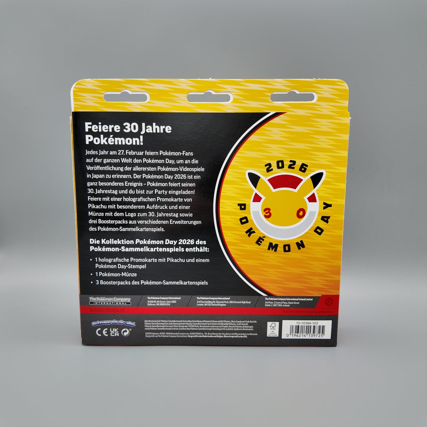 Pokemon Day 2026 - Kollektion DE