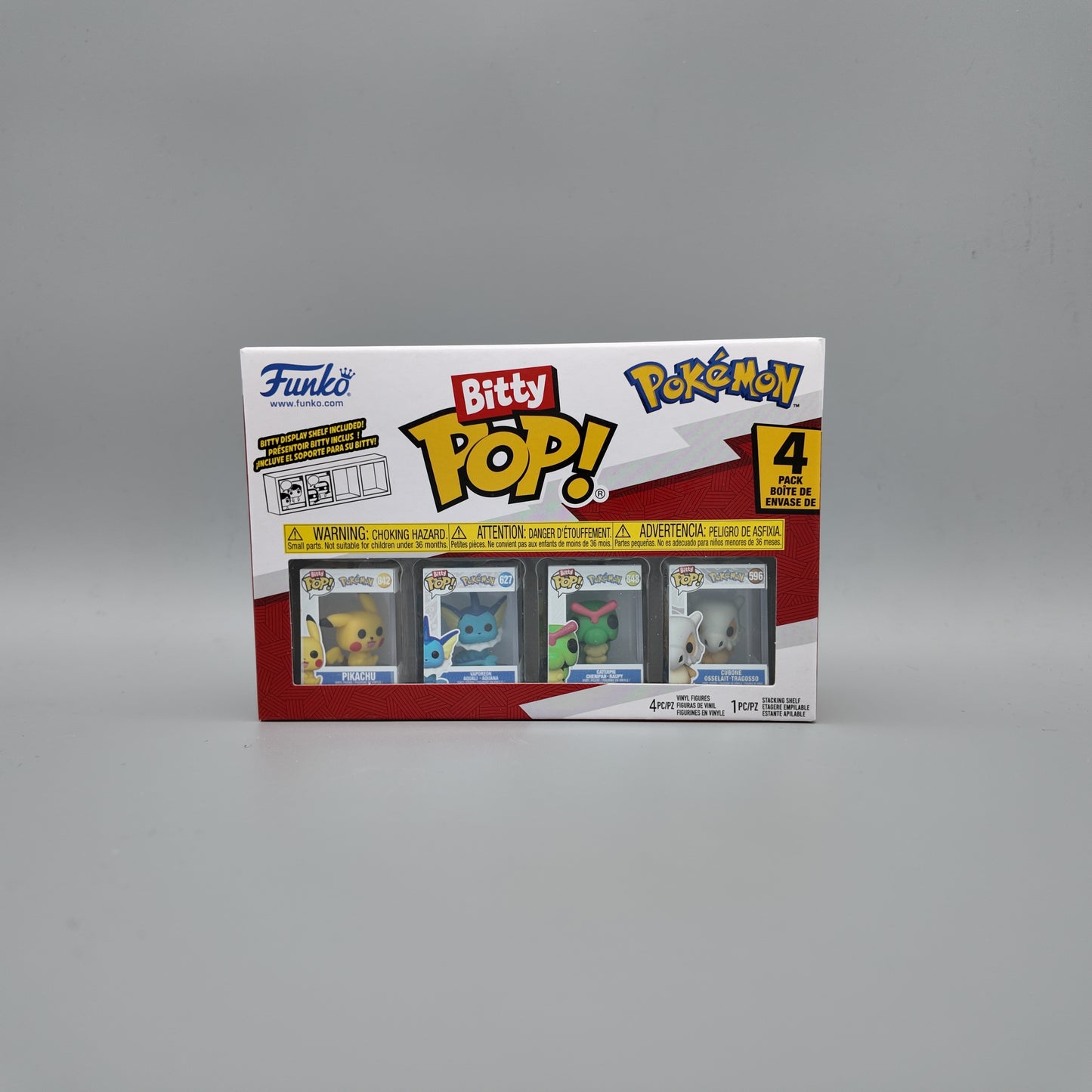 Bitty Pop! Pokemon Pikachu - 4 Pack Series 1