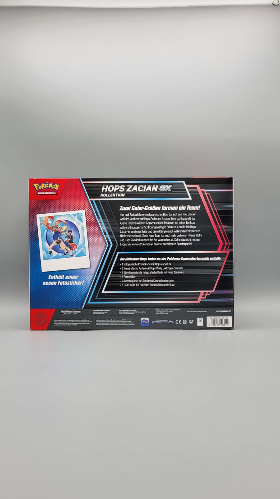 Pokémon Hops Zacian-ex Kollektion DE