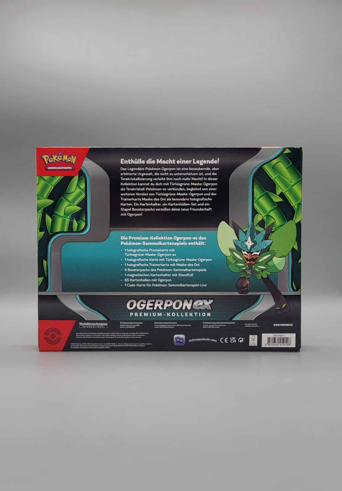 Pokemon Ogerpon EX Premium Collection November 2024 DE