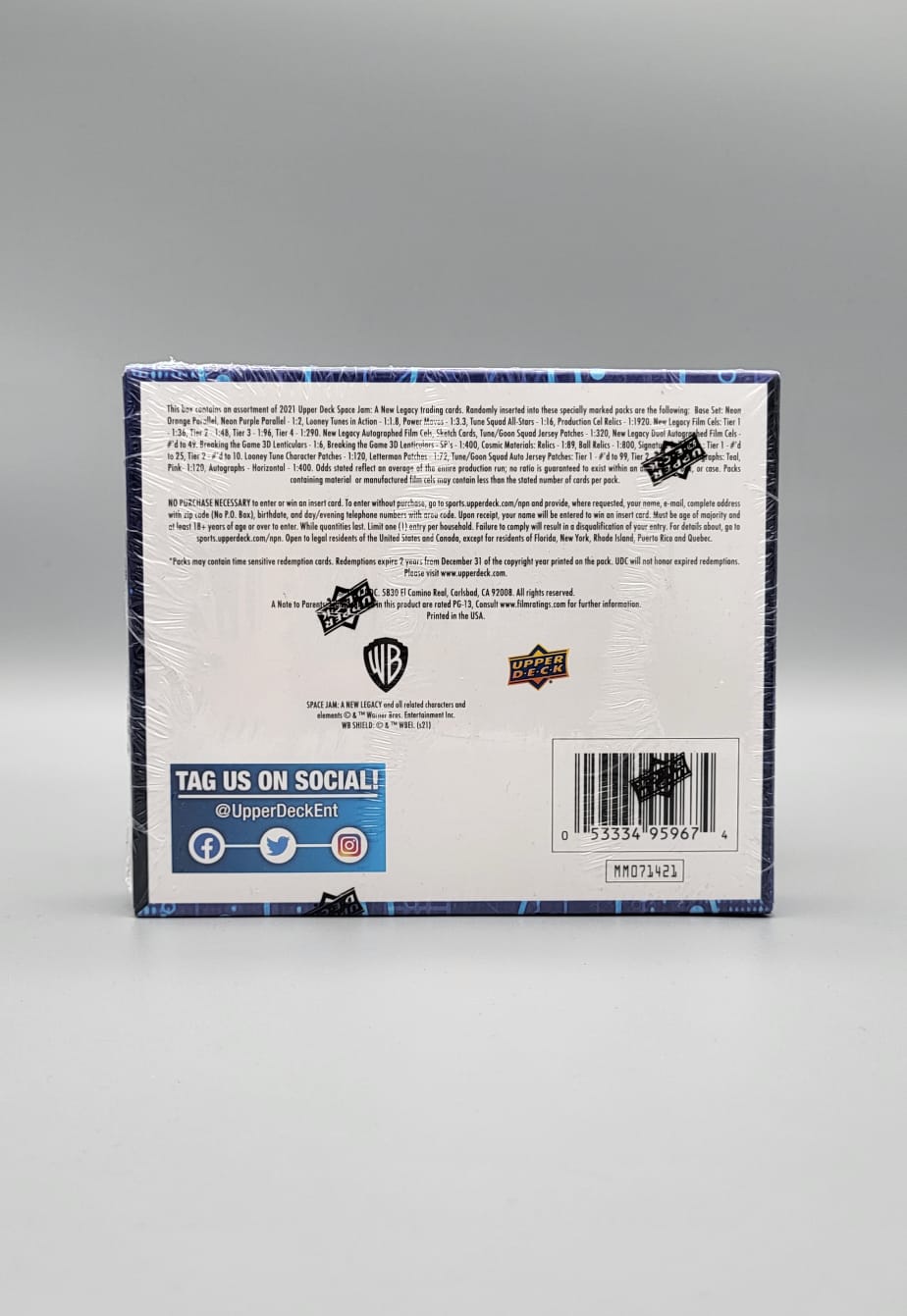 Upper Deck 2021 Space Jam: A New Legacy Hobby Box