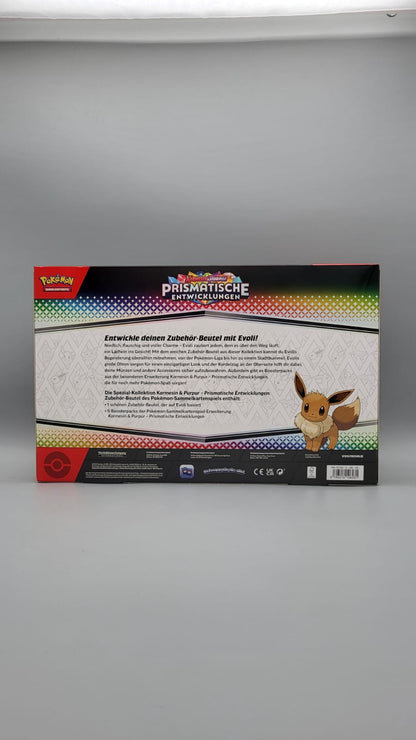 Pokemon Prismatische Entwicklungen Zubehör Beutel Spezial Kollektion DE